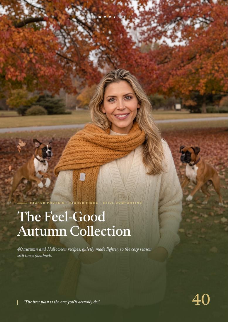 The Feel-Good Autumn Collection recipe book by Sammy Lee Bapty